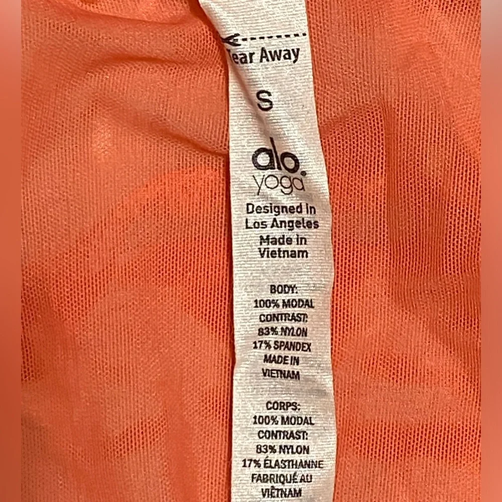 Alo yoga flutter tie Dye tank sun baked